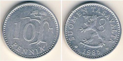 10 Пені Фінляндія (1917 - ) Алюміній 