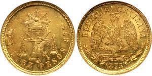 10 Песо Соединённые Штаты Мексики (1867 - ) Золото 