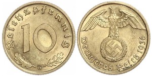 10 Пфенниг Третий рейх (1933-1945)  