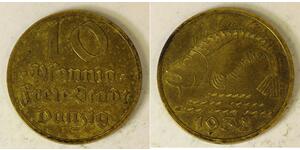 10 Пфенниг Данциг/Гданьск  (1454-1793) Алюминий/Бронза 