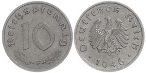 10 Пфенниг Третий рейх (1933-1945) Цинк 