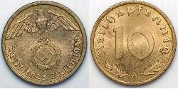 10 Пфеніг Третій рейх (1933-1945)  
