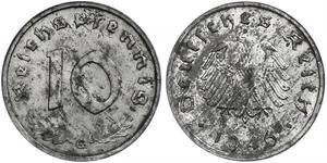10 Пфеніг Третій рейх (1933-1945)  