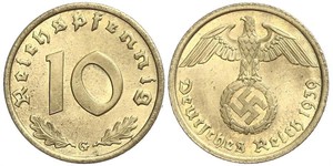 10 Пфеніг Третій рейх (1933-1945)  