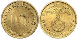 10 Пфеніг Третій рейх (1933-1945)  