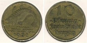 10 Пфеніг Данциг/Гданьск  (1454-1793) Бронза/Алюміній 