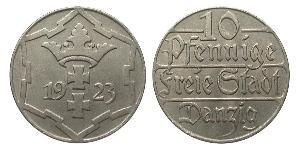 10 Пфеніг Gdansk (1920-1939) Нікель/Мідь 