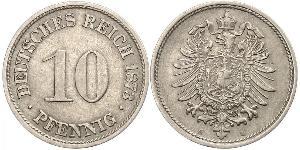 10 Пфеніг Німеччина Нікель/Мідь 