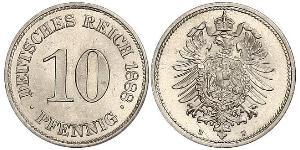 10 Пфеніг Німеччина Нікель/Мідь 