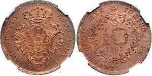 10 Рейс Королевство Португалия (1139-1910) / Азорские о-ва Медь 