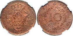 10 Рейс Королевство Португалия (1139-1910) / Азорские о-ва Медь 