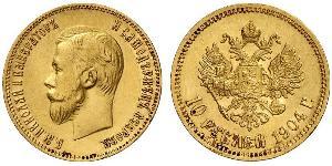 10 Рубль Російська імперія (1720-1917) Золото Микола II (1868-1918)