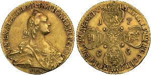 10 Рубль Російська імперія (1720-1917) Золото Катерина II (1729-1796)