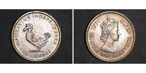 10 Рупия Маврикий  Елизавета II (1926-2022)