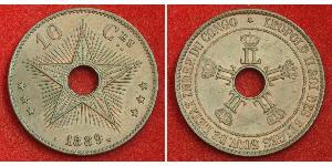 10 Сантім Бельгійське Конго (1908 - 1960) Мідь 