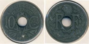 10 Сент Vichy France (1940-1944) Залізо 