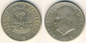 10 Сент Гаити (1804 - ) Никель/Медь 