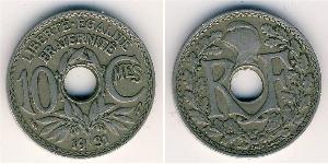 10 Сент Третья французская республика (1870-1940)  Никель/Медь 