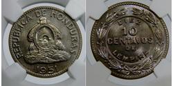 10 Centavo Honduras (1821 - ) Copper/Nickel 