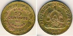 10 Centavo Honduras (1821 - ) Messing 