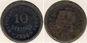 10 Сентаво Португалия / Кабо Верде (1456 - 1975) Бронза 