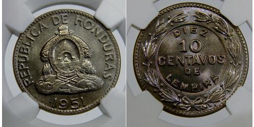 10 Сентаво Гондурас (1821 - ) Никель/Медь 