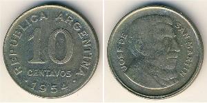 10 Сентаво Аргентинская Республика (1861 - ) Никель/Сталь 