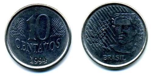 10 Сентаво Бразилія Нікель/Залізо 