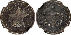 10 Сентаво Cuba (1898 - ) Серебро 