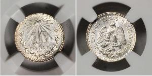 10 Сентаво Соединённые Штаты Мексики (1867 - ) Серебро 
