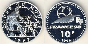 10 Франк French Fifth Republic (1958 - ) Срібло 