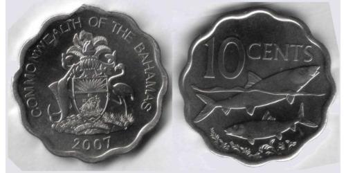 10 Цент Bahamas (1973 - )  