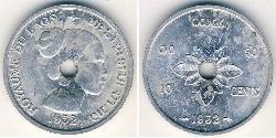 10 Цент Лаос (1953 - ) Алюминий 