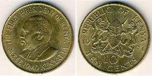 10 Цент Кенія (1963 - ) Бронза 