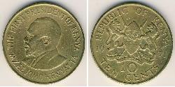 10 Цент Кенія (1963 - ) Латунь 