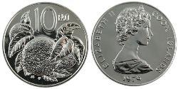 10 Цент Cook Islands (1965 - ) Нікель/Мідь Єлизавета II (1926-2022)