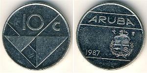 10 Цент Аруба Нікель/Мідь 