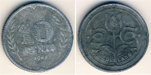 10 Цент Королевство Нидерланды (1815 - ) Цинк 