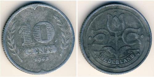 10 Цент Королевство Нидерланды (1815 - ) Цинк 