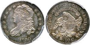 10 Цент / 1 Дайм США (1776 - ) Мідь/Срібло 