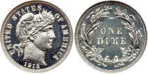 10 Цент / 1 Дайм США (1776 - ) Мідь/Срібло 