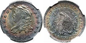 10 Цент / 1 Дайм США (1776 - ) Мідь/Срібло 