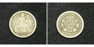 10 Цент / 1 Дайм США (1776 - ) Серебро 