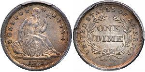 10 Цент / 1 Дайм США (1776 - ) Серебро/Медь 