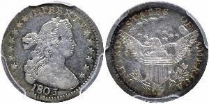 10 Цент / 1 Дайм США (1776 - ) Серебро/Медь 