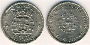 10 Эскудо Португалия / Portuguese Angola (1575-1975) Никель/Медь 