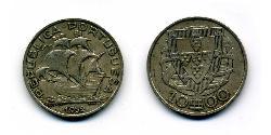 10 Эскудо Portuguese Republic - Ditadura Nacional (1926 - 1933) Серебро 