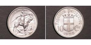 10 Эскудо Portuguese Republic - Ditadura Nacional (1926 - 1933) Серебро 