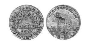 112 Thaler Anhalt-Bernburg (1603 - 1863) Vellón Plata 