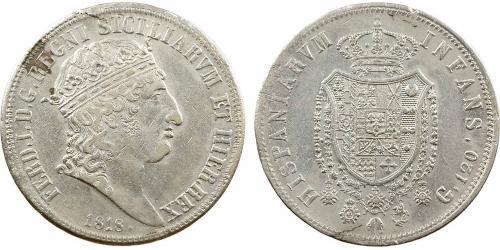 120 Grana Italian city-states Argento Ferdinand I of the Two Sicilies (1751 - 1825)